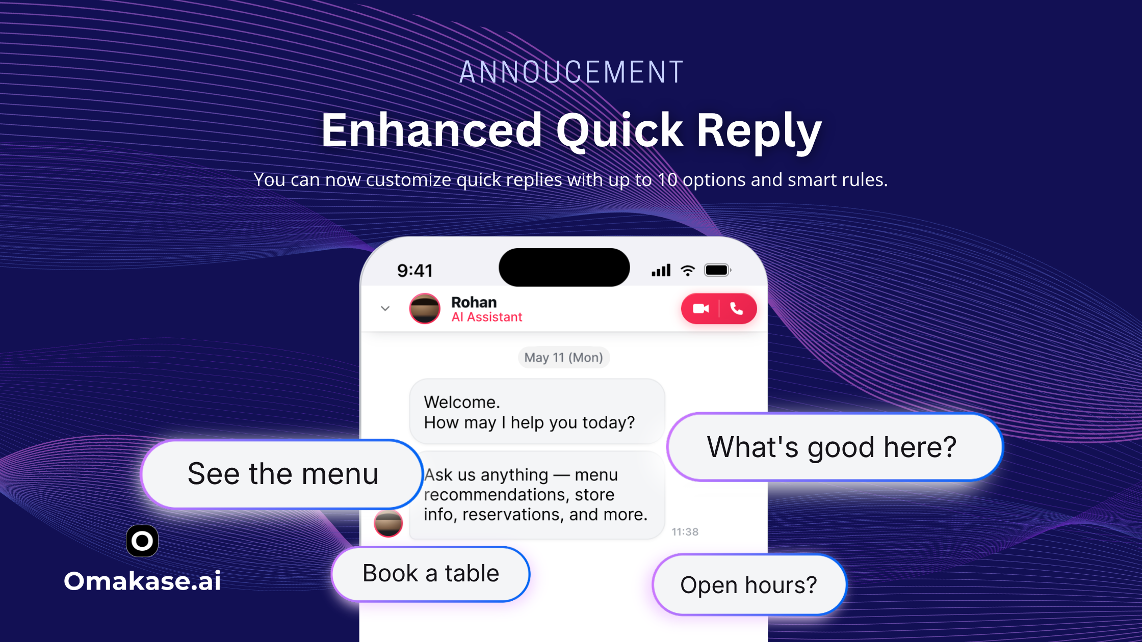 Enhanced Quick Reply - Omakase.ai Blog